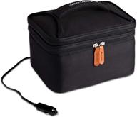 🥘 hotlogic 16801174-blk переносная подогревающая сумка для пищи lunch bag plus 12v, черная: идеальный портативный обогреватель для еды! логотип