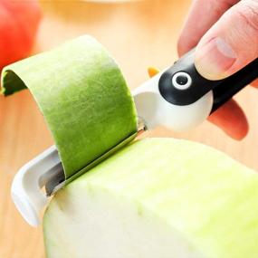 img 2 attached to OZS Kitchen Potato Peeler - Folding Penguin-shaped Fruit and Vegetable Peeler