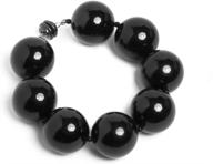 ✨ pearl black ice cooling bracelet for hot girls - stay cool stylishly with free insulated travel pouch logo