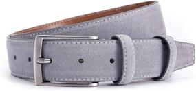 img 3 attached to 🧔 Extra Thick Leather Men's Accessories for Belts - Ground Mind Collection