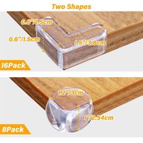 img 3 attached to Godmorn 24Pcs Baby Proofing Corner Guards - Clear Table Corner Guards Bumpers for Furniture - Baby Safety Corner Protectors - Essential Baby Proof Safety Products