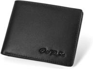 👔 premium capacity genuine leather executive wallet: an efficient blend of style and functionality logo