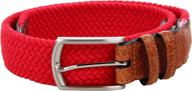 👔 italian elastic men's belts by torino leather co - enhancing accessories logo