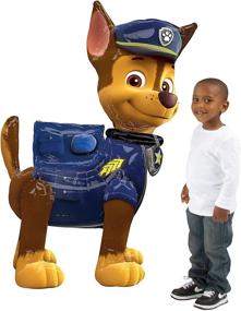 img 2 attached to 🐾 Металлизированный воздушный шар Paw Patrol - воздушный шар AirWalker Paw Patrol 54 дюйма.