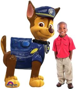 img 1 attached to 🐾 Металлизированный воздушный шар Paw Patrol - воздушный шар AirWalker Paw Patrol 54 дюйма.