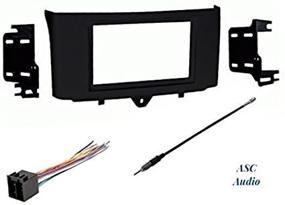 img 4 attached to 🚘 ASC Premium Car Stereo Installation Dash Kit, Wiring Harness, and Antenna Adapter for Installing an Aftermarket Double Din Radio in 2011-2015 Smart ForTwo