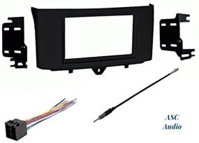 img 3 attached to 🚘 ASC Premium Car Stereo Installation Dash Kit, Wiring Harness, and Antenna Adapter for Installing an Aftermarket Double Din Radio in 2011-2015 Smart ForTwo