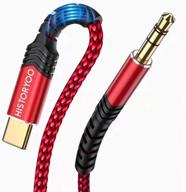 🔌 кабель высокого качества usb c к 3.5 мм aux для google pixel, ipad pro, macbook, samsung galaxy и многих других устройств - длина 3.28 фута логотип