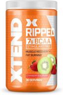 xtend ripped bcaa порошок клубника киви: окончательное без сахара посттренировочное восстановление мышц 🍓 напиток с 7г bcaa для мужчин и женщин - формула для снижения веса, 30 порций логотип