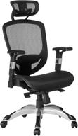 🪑 staples hyken technical task chair (black, 1 each) - adjustable breathable mesh for lumbar, arm and head support, ideal modern desk chair for office logo