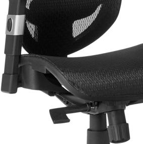 img 1 attached to 🪑 STAPLES Hyken Technical Task Chair (Black, 1 Each) - Adjustable Breathable Mesh for Lumbar, Arm and Head Support, Ideal Modern Desk Chair for Office