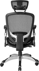 img 2 attached to 🪑 STAPLES Hyken Technical Task Chair (Black, 1 Each) - Adjustable Breathable Mesh for Lumbar, Arm and Head Support, Ideal Modern Desk Chair for Office