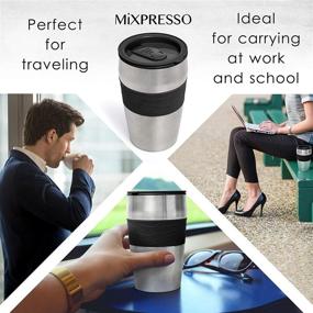 img 2 attached to ☕ Mixpresso 2-In-1 Single Cup Coffee Maker & Travel Mug Combo: Lightweight Portable Drip Brewer with Auto Shut Off & Reusable Filter