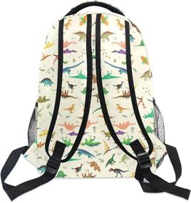 img 1 attached to 🦕 Kids' Dinosaur Pattern Backpack Rucksack: Ideal Students Backpack for School