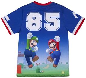 img 2 attached to 🎮 Nintendo Super Mario & Luigi Boys Athletic Gamer Top Graphic Tee Shirt 2 Pack - Level up with this Dynamic Duo!