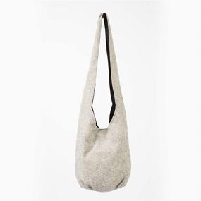 img 2 attached to 👜 Stylish Crossbody Bohemian Festival Bag in Charcoal - Women's Handbags, Wallets, and Hobo Bags