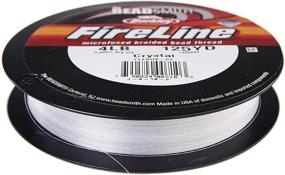 img 4 attached to FireLine Beading Thread 4Lb Crystal