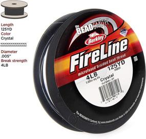 img 1 attached to FireLine Beading Thread 4Lb Crystal