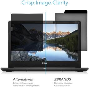 img 1 attached to 🔒 ZBRANDS Magnetic Privacy Screen Anti-Glare Filter - Protect Your Privacy (14.0")