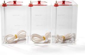 img 2 attached to Acrylic Liquid Storage Container with 3 Room Divisions, Pump Reservoir - Aquarium Choice