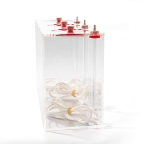 img 1 attached to Acrylic Liquid Storage Container with 3 Room Divisions, Pump Reservoir - Aquarium Choice