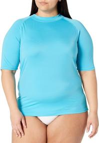 img 2 attached to Kanu Surf Plus Size Protective Rashguards Women's Clothing and Swimsuits & Cover Ups