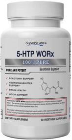 img 4 attached to 🌱 Превосходная лаборатория 5-HTP Worx - Чистый 150 мг 5-HTP с мощным смесью серотонина - 90 вегетарианских капсул - Усиленная поддержка серотонина, нейротрансмиттеров и здоровья мозга - Повышение настроения