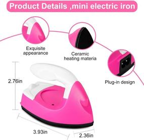 img 3 attached to 🔥 B&A Portable Mini Heat Press Machine: Temperature Electric Iron with Charging Base for Transfer Vinyl Projects – Ideal for Clothes, DIY T-Shirts, Shoes, Hats – Small and Handy Heat Press