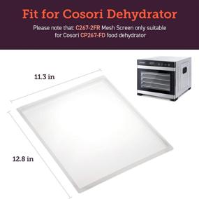 img 2 attached to COSORI BPA-Free Food Dehydrator Machine Roll Sheets - Plastic Tray Liners for Fruit Leather, Meat, Beef Jerky, Herbs, and Vegetables (2 Pack)
