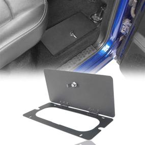 img 4 attached to Hooke Road RAM Rear Seat Floor Storage Organizer Tray Lock Vault Box for 09-18 Dodge RAM 1500/2500/3500 Pickup Truck: Enhance Storage Efficiency with a High-Quality Lock Box