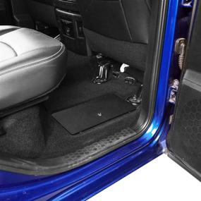 img 3 attached to Hooke Road RAM Rear Seat Floor Storage Organizer Tray Lock Vault Box for 09-18 Dodge RAM 1500/2500/3500 Pickup Truck: Enhance Storage Efficiency with a High-Quality Lock Box