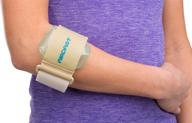 🎾 pneumatic armband: tennis/golfers elbow support strap - beige - aircast логотип