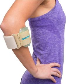 img 1 attached to 🎾 Pneumatic Armband: Tennis/Golfers Elbow Support Strap - Beige - Aircast