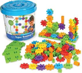 img 4 attached to 🧩 Gears Building Pieces Building Toys | Optimized Learning Resources