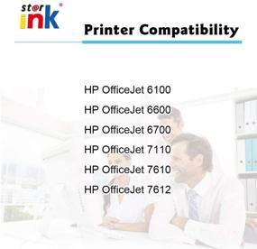 img 3 attached to 🖨️ Starink Compatible Black Ink Cartridge Replacement for HP 932XL 932 XL Printer - 3 Packs for OfficeJet 7610 7612 6600 H711g 6700 6100 7110 H812a 7510 7512