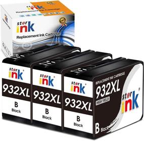img 4 attached to 🖨️ Starink Compatible Black Ink Cartridge Replacement for HP 932XL 932 XL Printer - 3 Packs for OfficeJet 7610 7612 6600 H711g 6700 6100 7110 H812a 7510 7512