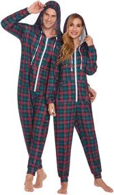 img 1 attached to 🎄 Cozy & Festive: Ekouaer Christmas Family Matching Pajamas with Long Sleeve Sleepwear