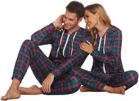 img 2 attached to 🎄 Cozy & Festive: Ekouaer Christmas Family Matching Pajamas with Long Sleeve Sleepwear