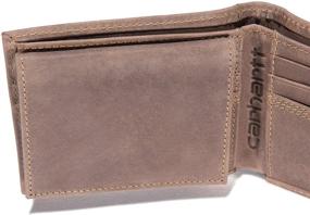 img 1 attached to 👝 Carhartt Men's Brown Contrast Billfold Wallet - Stylish Wallets, Card Holders & Money Organizers