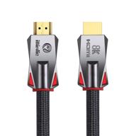 🔌 15 feet 8k hdmi 2.1 cable | ultra high speed 8k60hz, 4k 120hz, 144hz | hdcp 2.3 & 2.2 | earc, arc | 48gbps | compatible with dolby vision, atmos | ps5, ps4, xbox series x, sony, lg, samsung, rtx 3080, 3090 logo