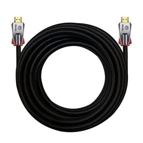 img 2 attached to 🔌 15 Feet 8K HDMI 2.1 Cable | Ultra High Speed 8K60hz, 4K 120hz, 144hz | HDCP 2.3 & 2.2 | eARC, ARC | 48Gbps | Compatible with Dolby Vision, Atmos | PS5, PS4, Xbox Series X, Sony, LG, Samsung, RTX 3080, 3090