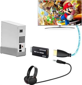 img 2 attached to 🎮 HDIWOUSP HDMI Adapter for Wii Converter - Enhance Your Gaming Experience with Crystal Clear Audio & HD Video Output