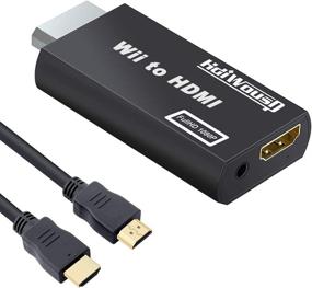 img 4 attached to 🎮 HDIWOUSP HDMI Adapter for Wii Converter - Enhance Your Gaming Experience with Crystal Clear Audio & HD Video Output