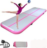 🤸 cnsport inflatable air gymnastics mat: 10ft/13ft/16ft/20ft training mats and tracks for home use and training логотип