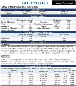 img 1 attached to Сварка нержавеющей стали KUNWU ER308L