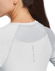 img 3 attached to 🏃 BALEAF Women's Quick Dry Running Shirts with Thumbholes - Long Sleeve Workout Tops