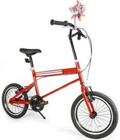 img 3 attached to 🌸 MINI-FACTORY Bike Handlebar Flower Pinwheel - Fun and Colorful Spinning Decoration for Kid's Bicycle