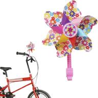 🌸 mini-factory bike handlebar flower pinwheel - fun and colorful spinning decoration for kid's bicycle logo