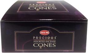 img 2 attached to Hem Incense Cones Variety Pack #2 Bundle with Cone Incense Burner - 6 Exquisite Fragrances from the Precious Series