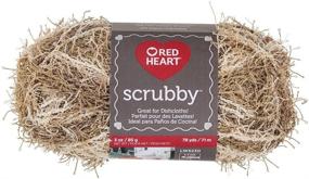 img 3 attached to ❤️ Almond Red Heart Scrubby Yarn - Enhanced SEO-friendly Product Name